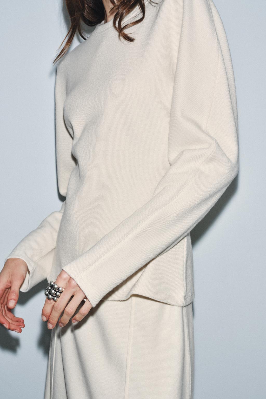 МЯГКИЙ СВИТШОТ С ДЛИННЫМ РУКАВОМ