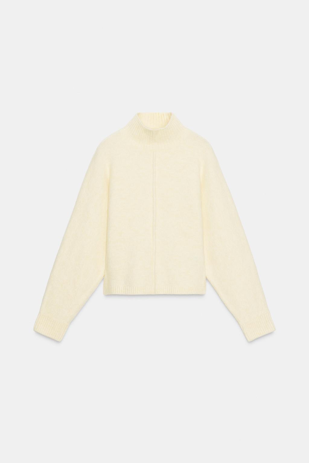 МЯГКИЙ СВИТЕР С ВЫСОКИМ ВОРОТНИКОМ