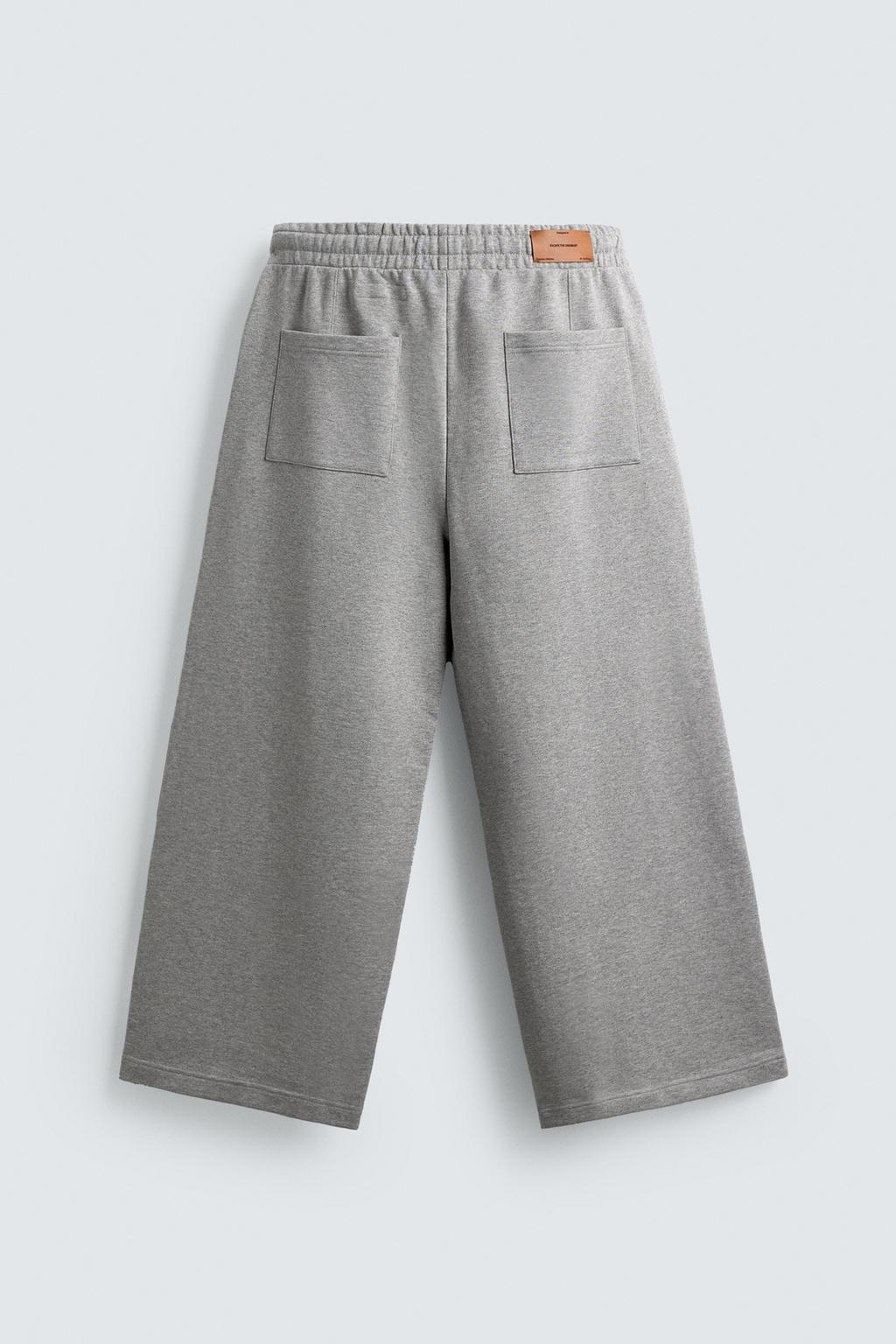 БРЮКИ WIDE FIT С ДЕКОРАТИВНЫМИ ШВАМИ