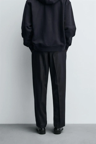 Брюки из 100% рельефной шерсти- Заказать в России