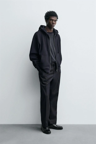 Брюки из 100% рельефной шерсти- Заказать в России