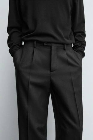 Брюки из 100% шерсти- Заказать в России