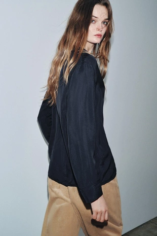 Свободная рубашка с карманом ZW COLLECTION- Заказать в России