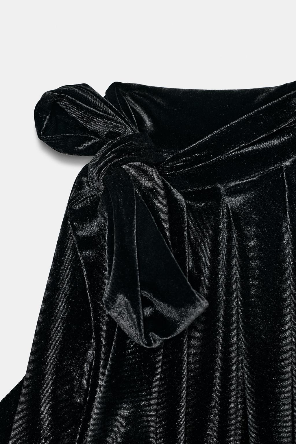 БАРХАТНЫЙ ТОП-БАЛЛОН С БАНТОМ