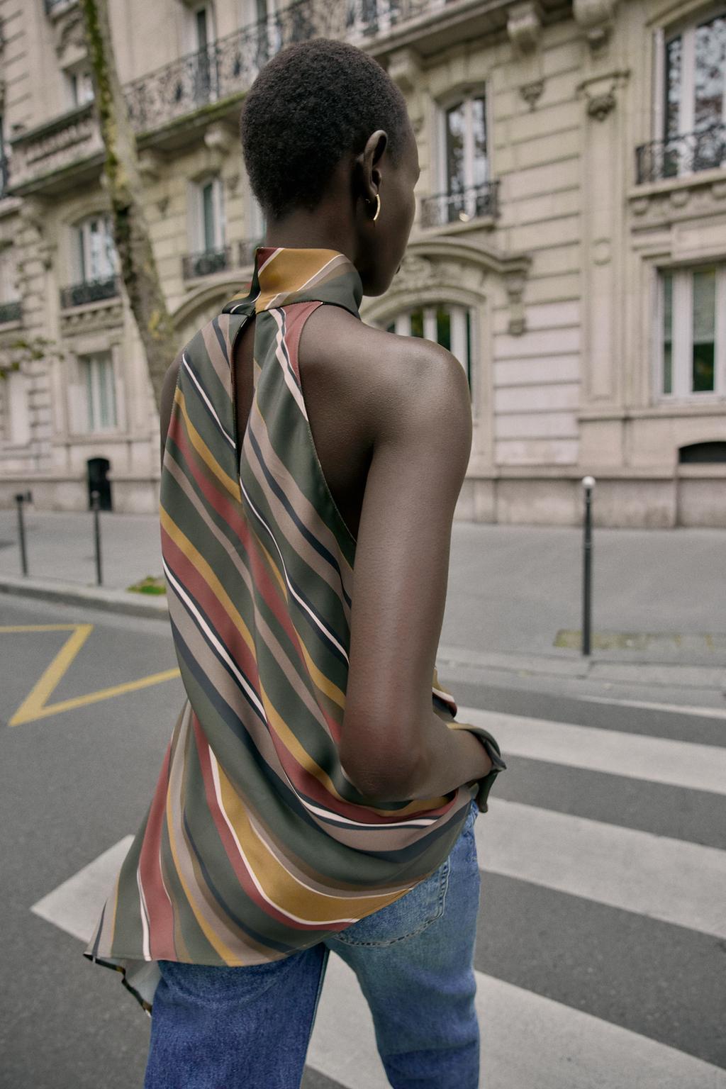 ТОП В ПОЛОСКУ АСИММЕТРИЧНОГО КРОЯ