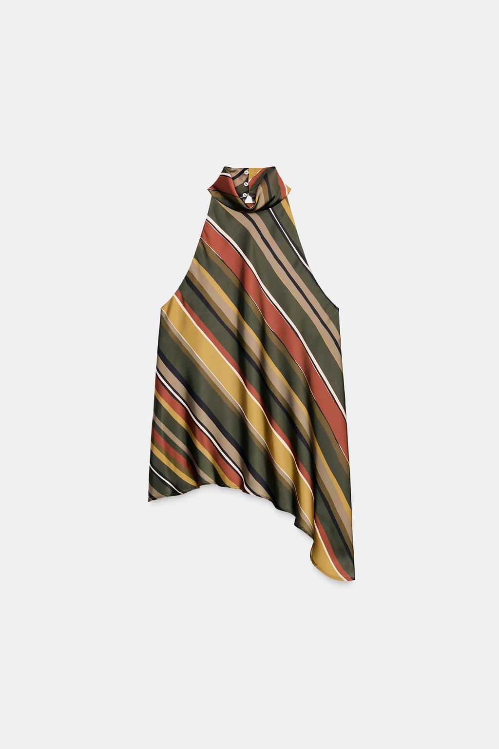 ТОП В ПОЛОСКУ АСИММЕТРИЧНОГО КРОЯ