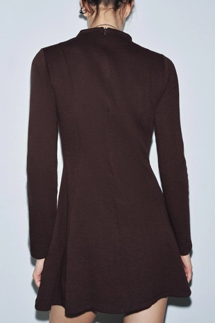 Brown | 5644/481/700 - Zara Короткое платье скейтер