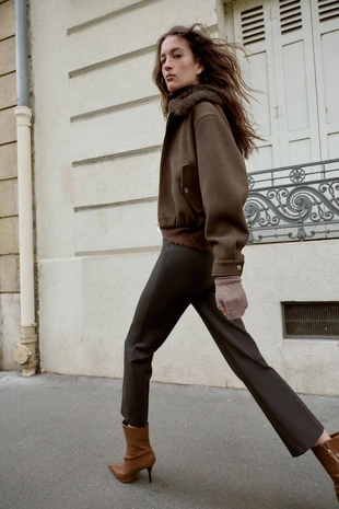 Укороченные брюки FLARE- Заказать в России