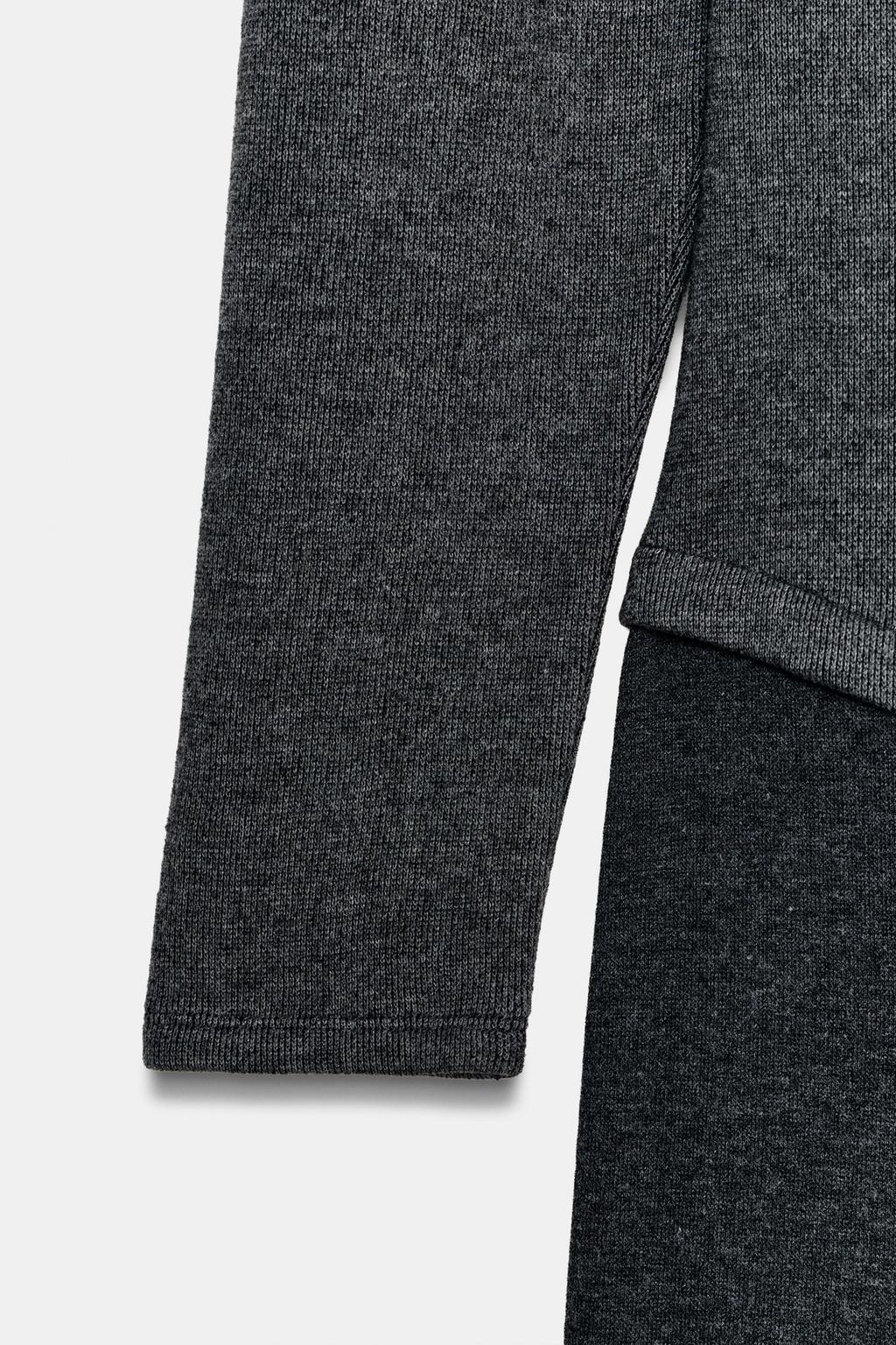 КОМБИНИРОВАННОЕ ПЛАТЬЕ ИЗ МЯГКОЙ ТКАНИ