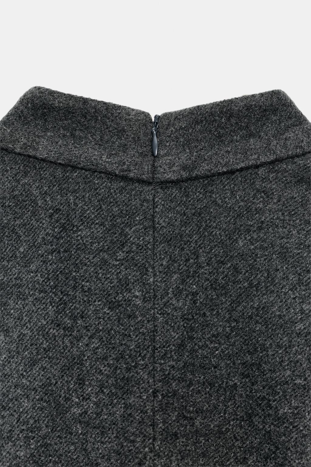 ПЛАТЬЕ ИЗ МЯГКОЙ ТКАНИ С ПОЯСОМ