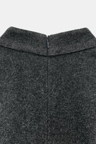 Grey marl | 0264/462/812 - Zara Платье из мягкой ткани с поясом