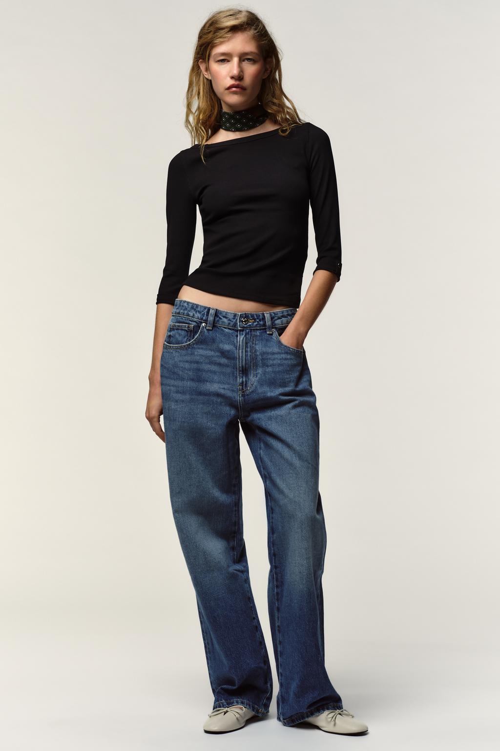 ФУТБОЛКА В РУБЧИК С ПУГОВИЦАМИ