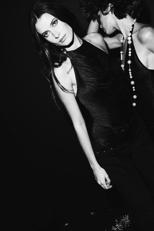 Купить Zara Топ с горловиной халтер и бахромой