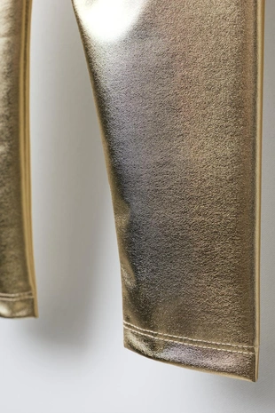 Легинсы с металлическим эффектом- Заказать в России