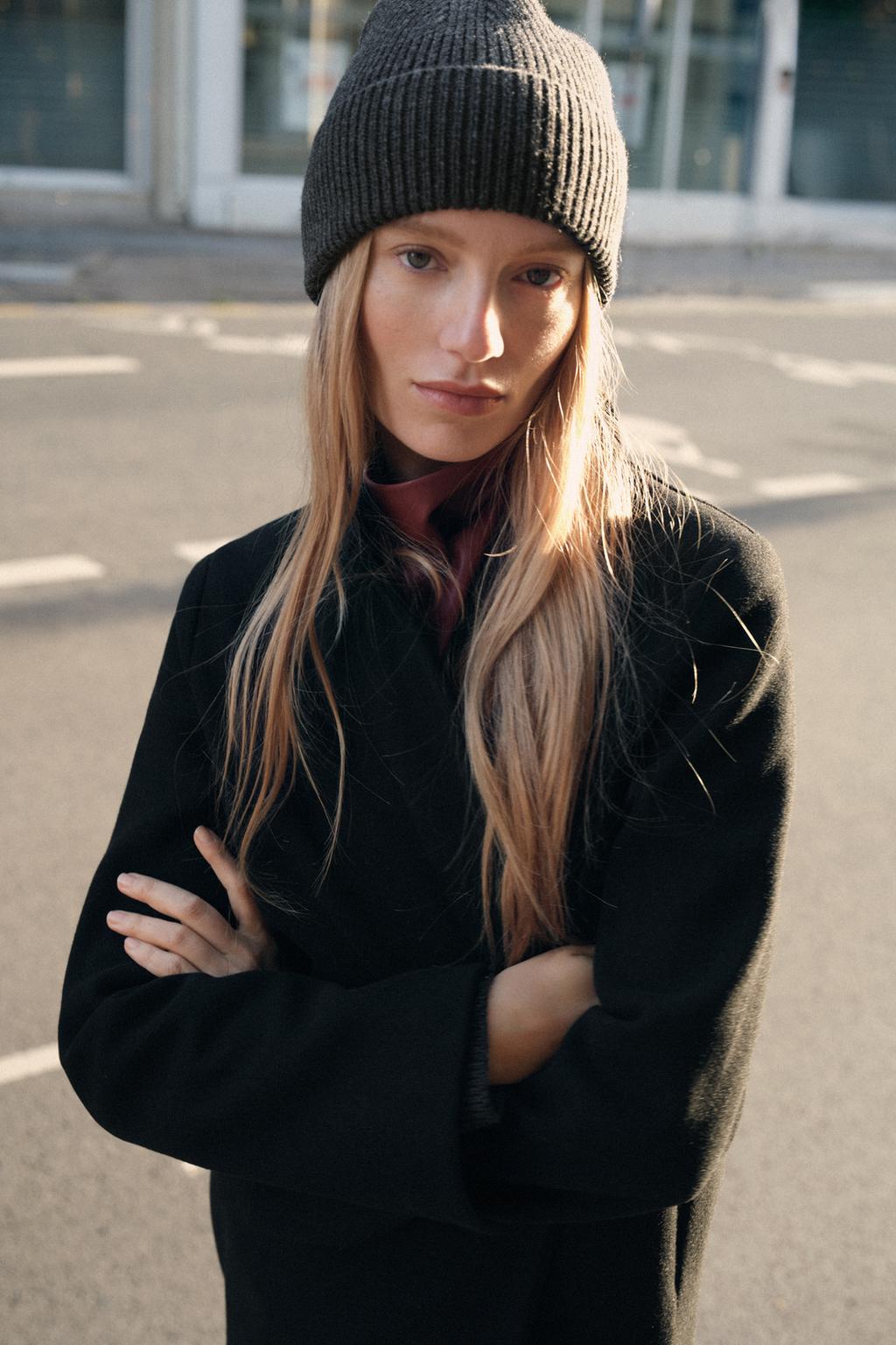 ШАПКА БИНИ В РУБЧИК С ОТВОРОТОМ