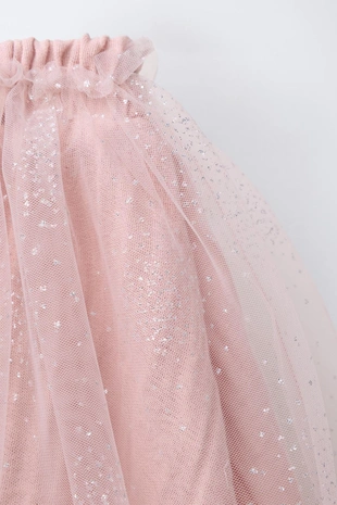 Юбка из тюля с блёстками и бантом- Заказать в России