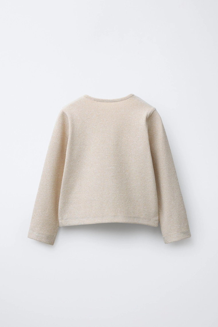 Футболка с блеском и рисунком