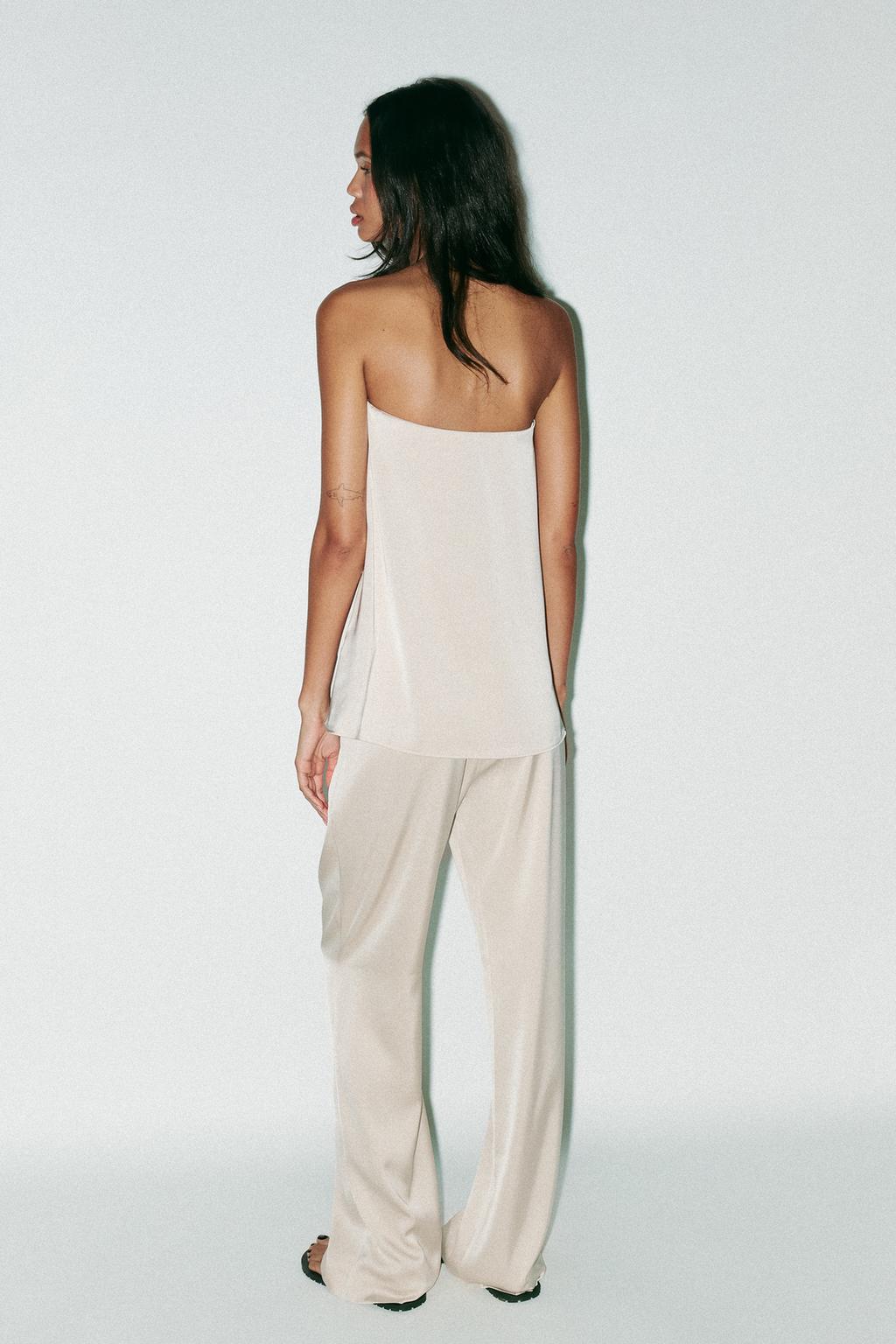 АТЛАСНЫЙ ТОП БЕЗ БРЕТЕЛЕЙ