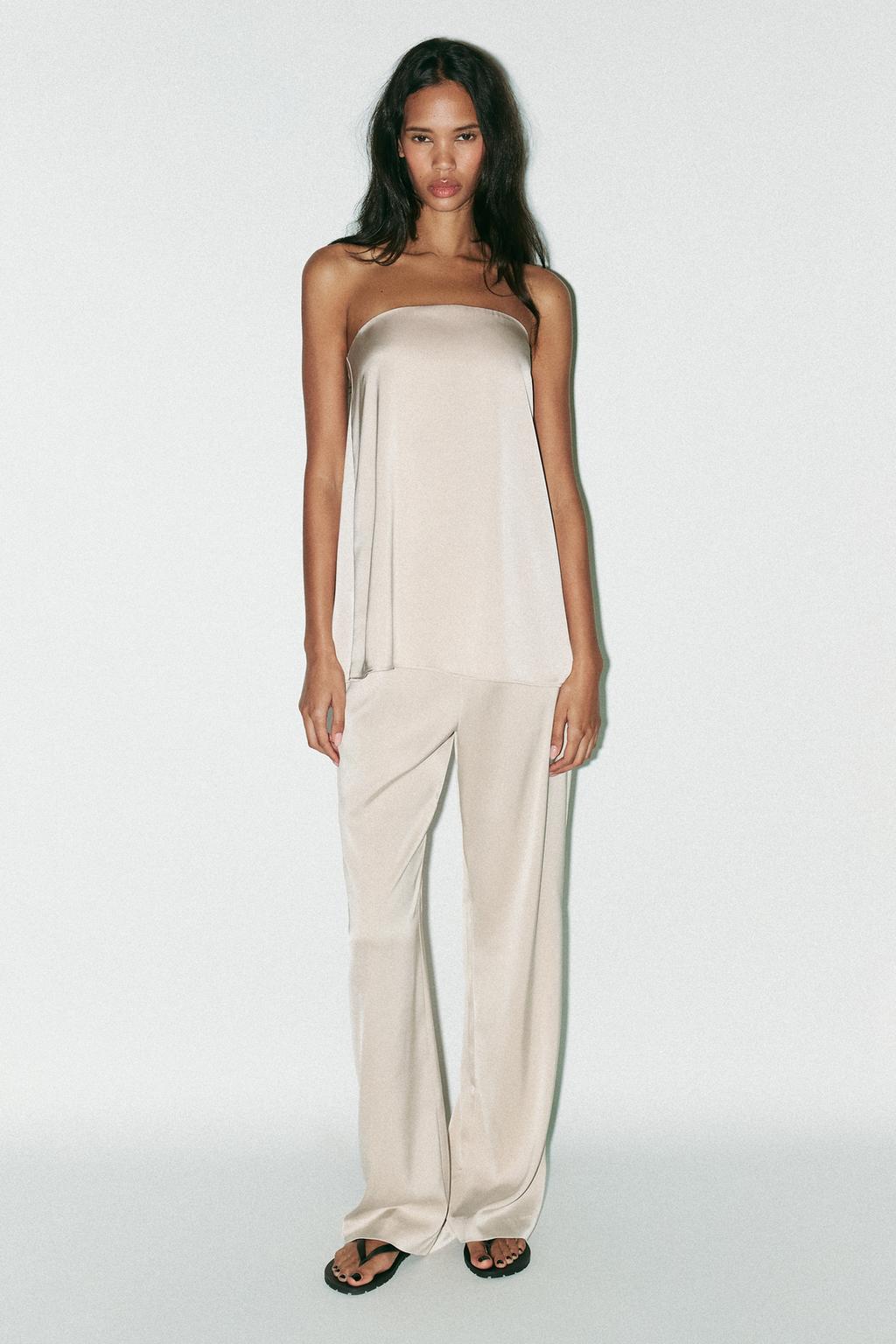 АТЛАСНЫЙ ТОП БЕЗ БРЕТЕЛЕЙ