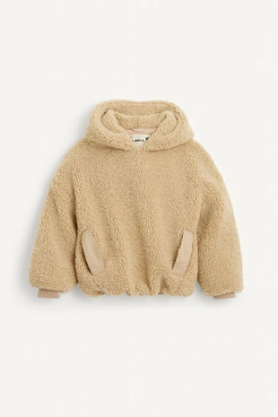 Худи из искусственного меха с длинными рукавами- Заказать в России