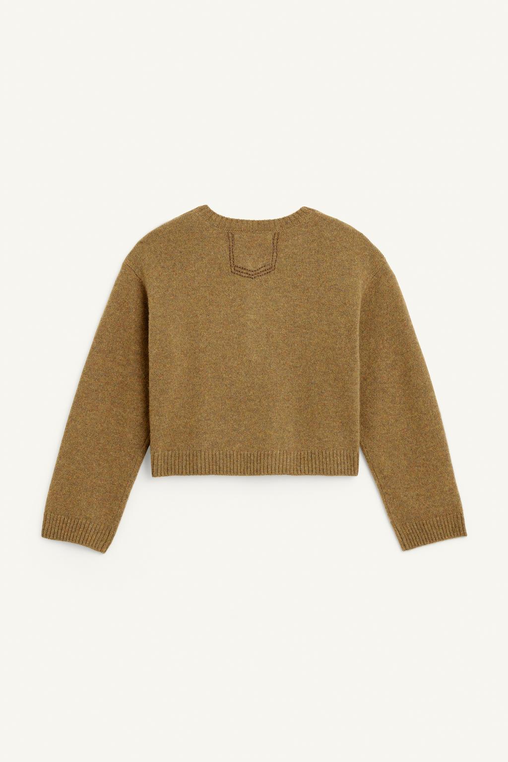 Кофта из шерсти с застежкой на пуговицы