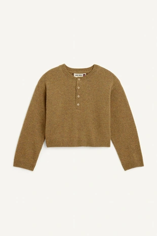 Кофта из шерсти с застежкой на пуговицы- Заказать в России