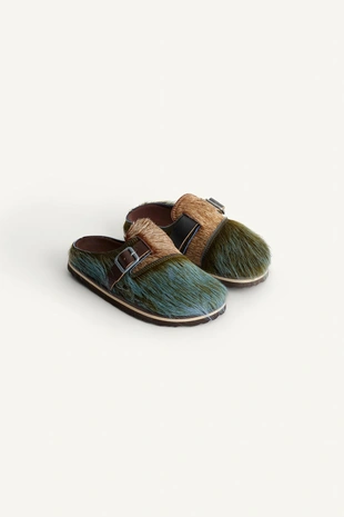 Кожанные деревянные сабо 15- Заказать в России