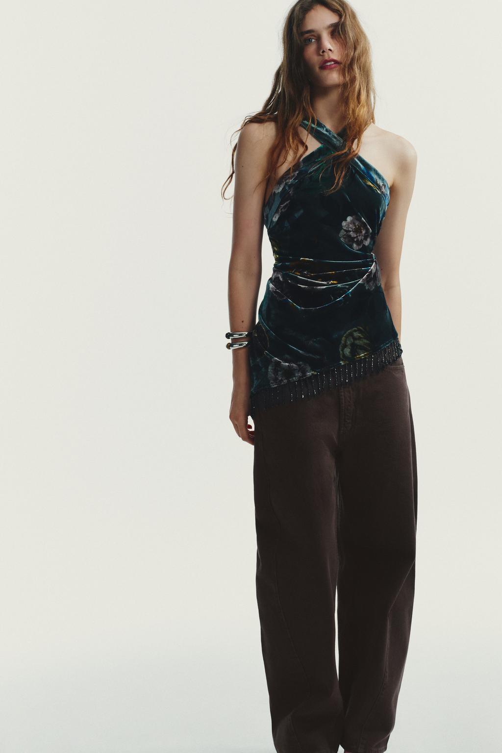 ДЖИНСЫ TRF BAGGY BARREL СО СРЕДНЕЙ ПОСАДКОЙ