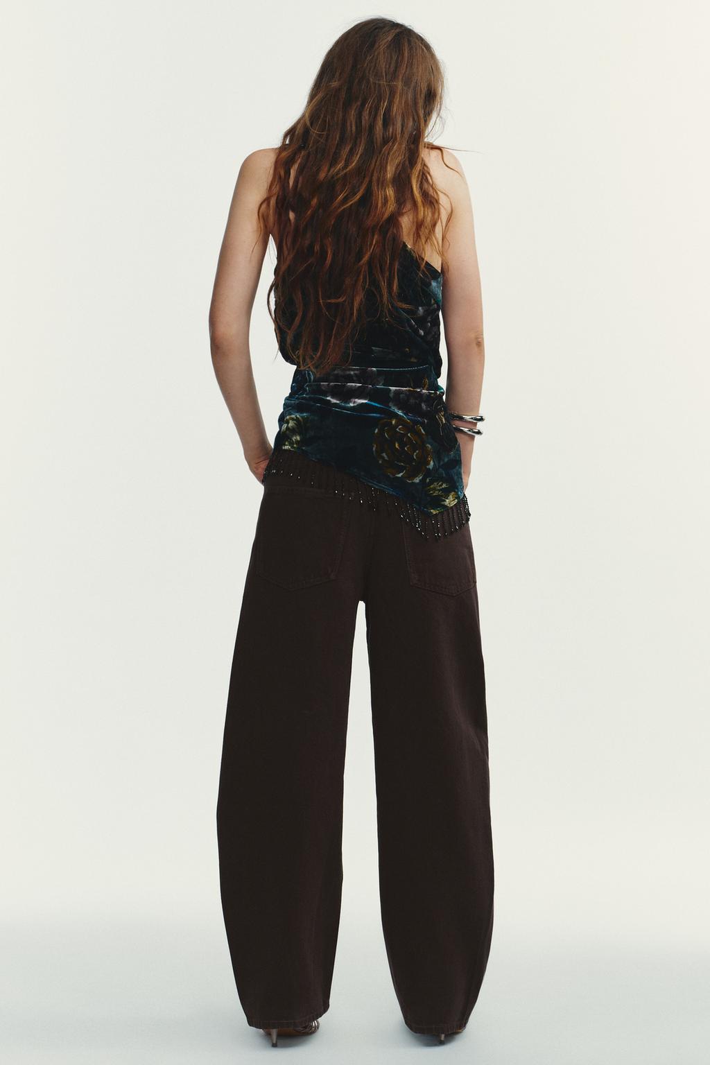 ДЖИНСЫ TRF BAGGY BARREL СО СРЕДНЕЙ ПОСАДКОЙ