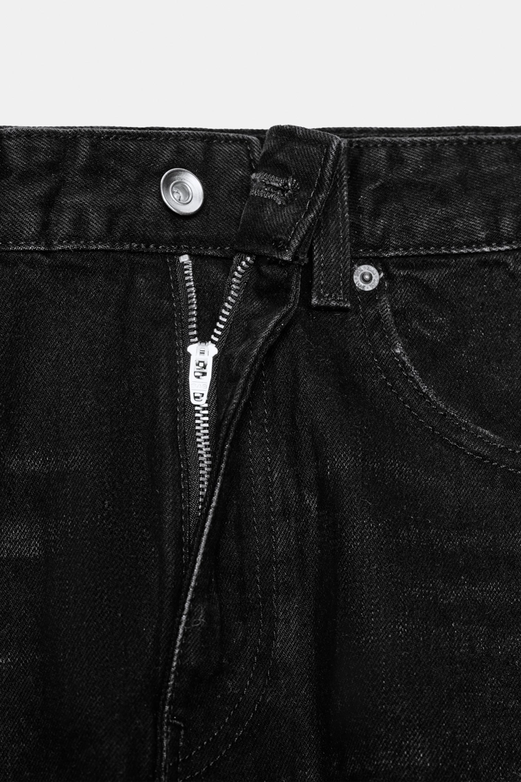 Джинсы средней посадки oversize trf