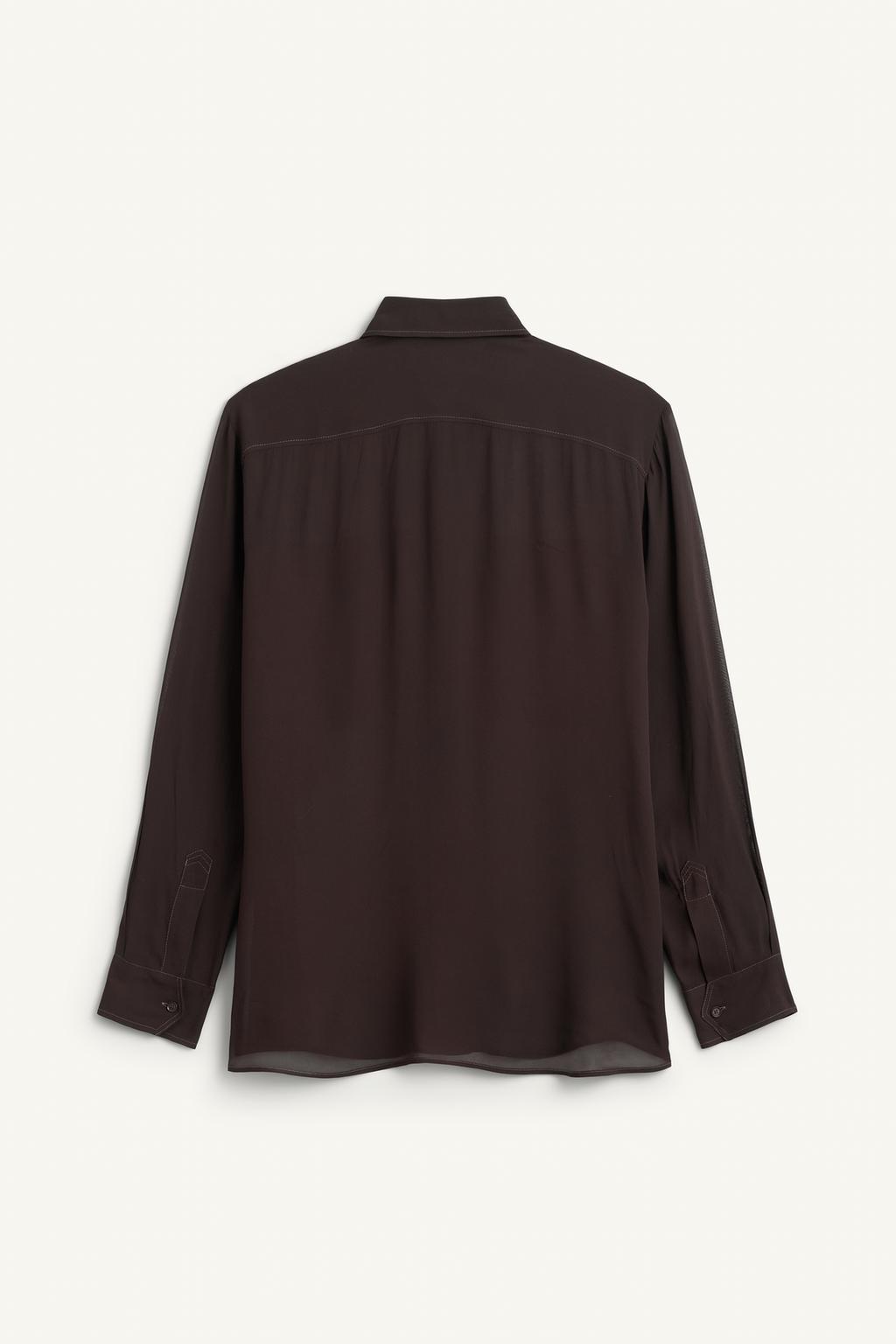 Коричневая рубашка