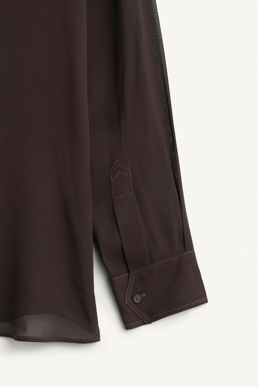 Коричневая рубашка