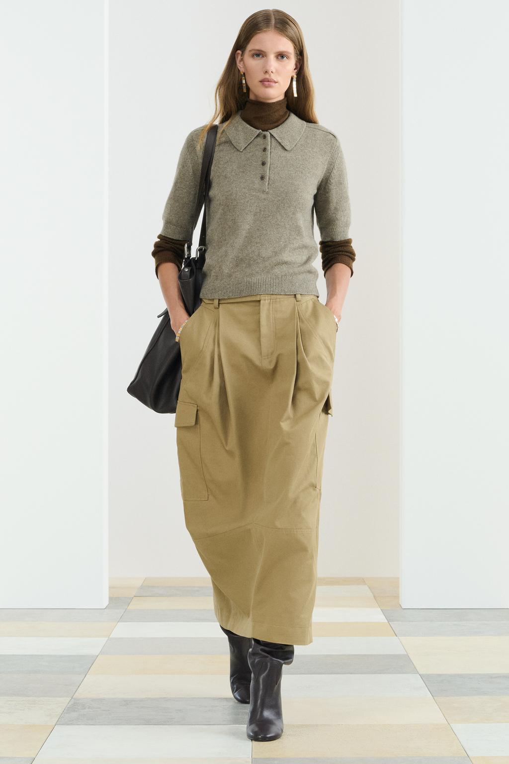 Поло с короткими рукавами и жаккардовым плетением