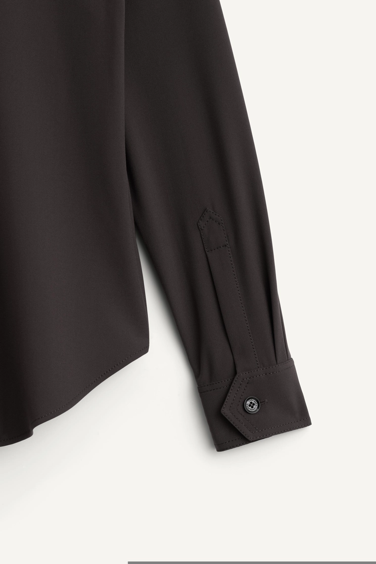 Рубашка с воротником-шарфом