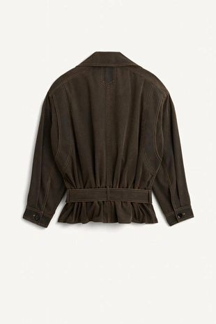 Джинсовый пиджак- Заказать в России