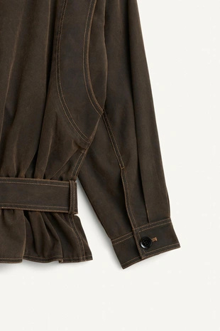 Джинсовый пиджак- Заказать в России