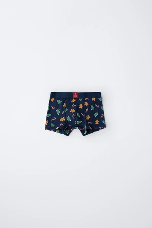 2-3 года/набор из трех трусов-боксеров с принтом дерева и печенья - Заказать в России