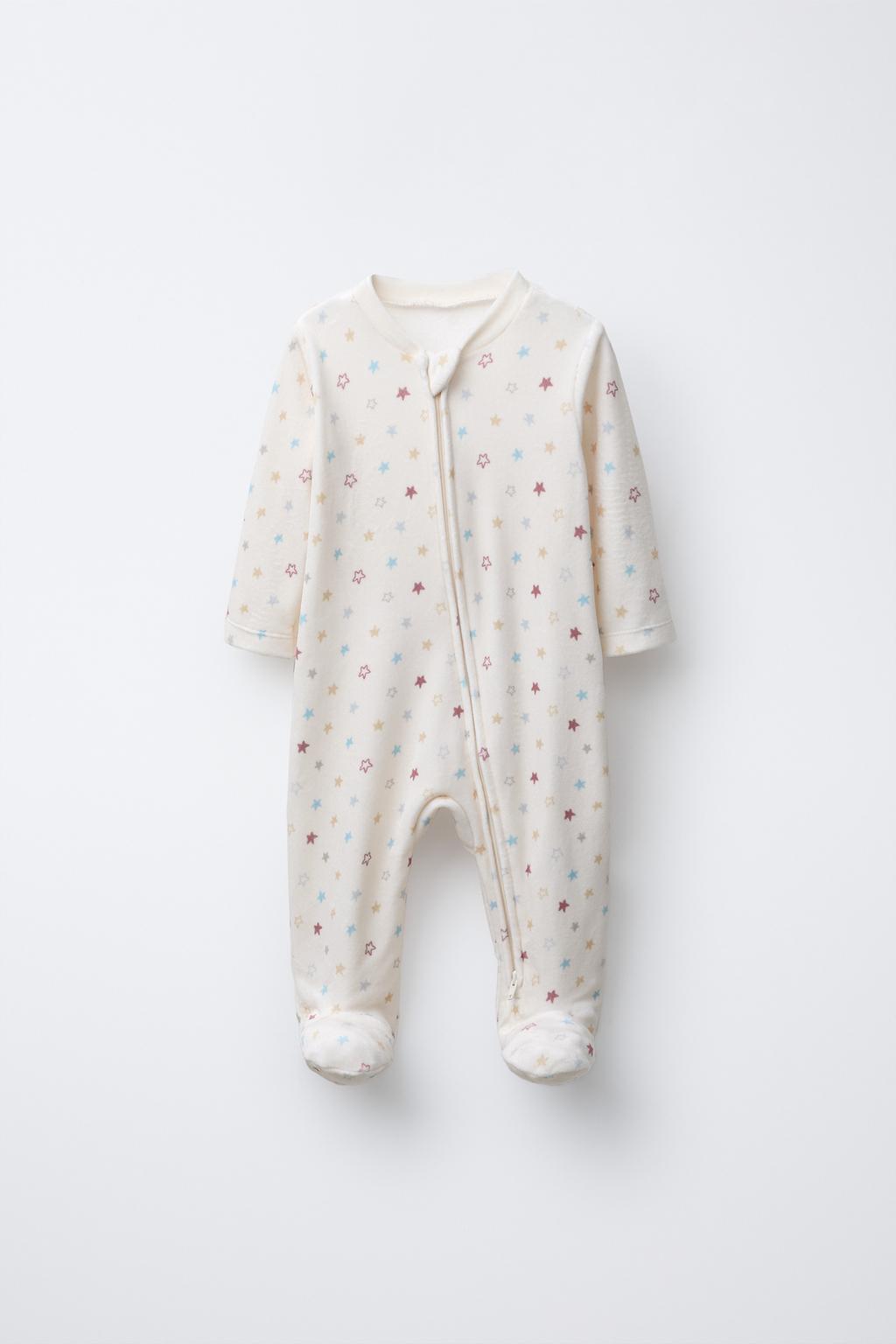 Комбинезон для сна с круглым вырезом и длинными рукавами zara