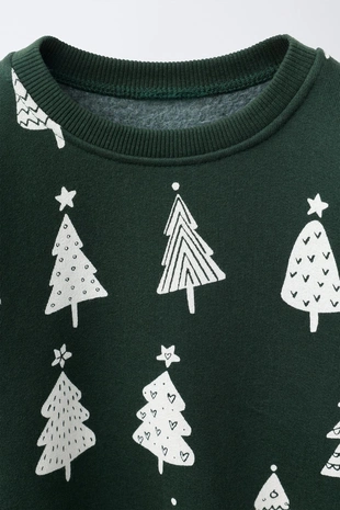 Толстовка с принтом «деревья»- Заказать в России