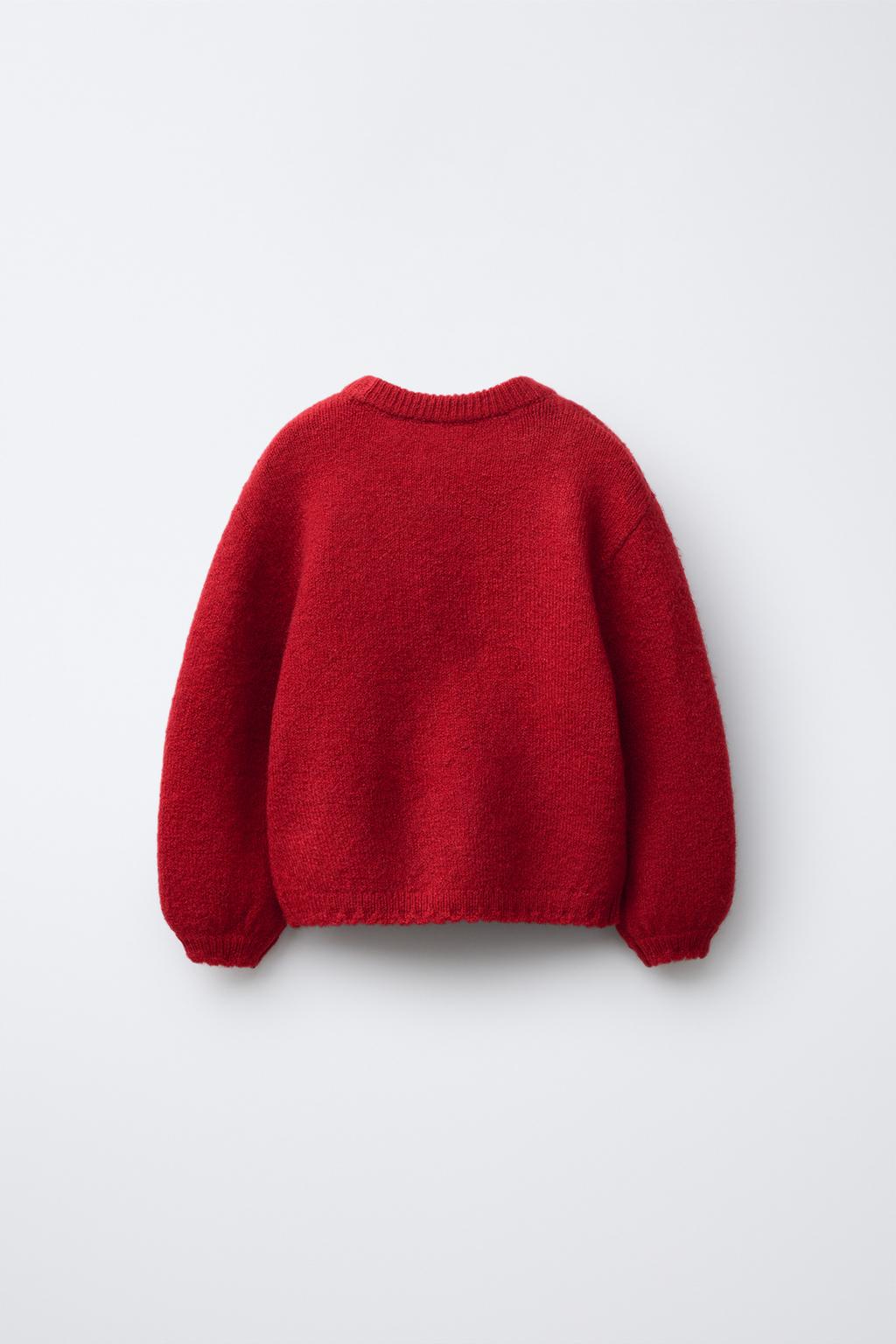 ВЯЗАНЫЙ СВИТЕР С ПРИНТОМ «ОЛЕНЬ»