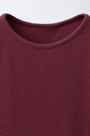 Комбинированное платье в рубчик с бантом- Заказать в России