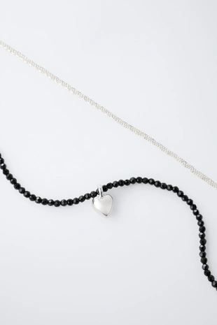 Набор из двух ожерелий с подвеской «сердце»- Заказать в России