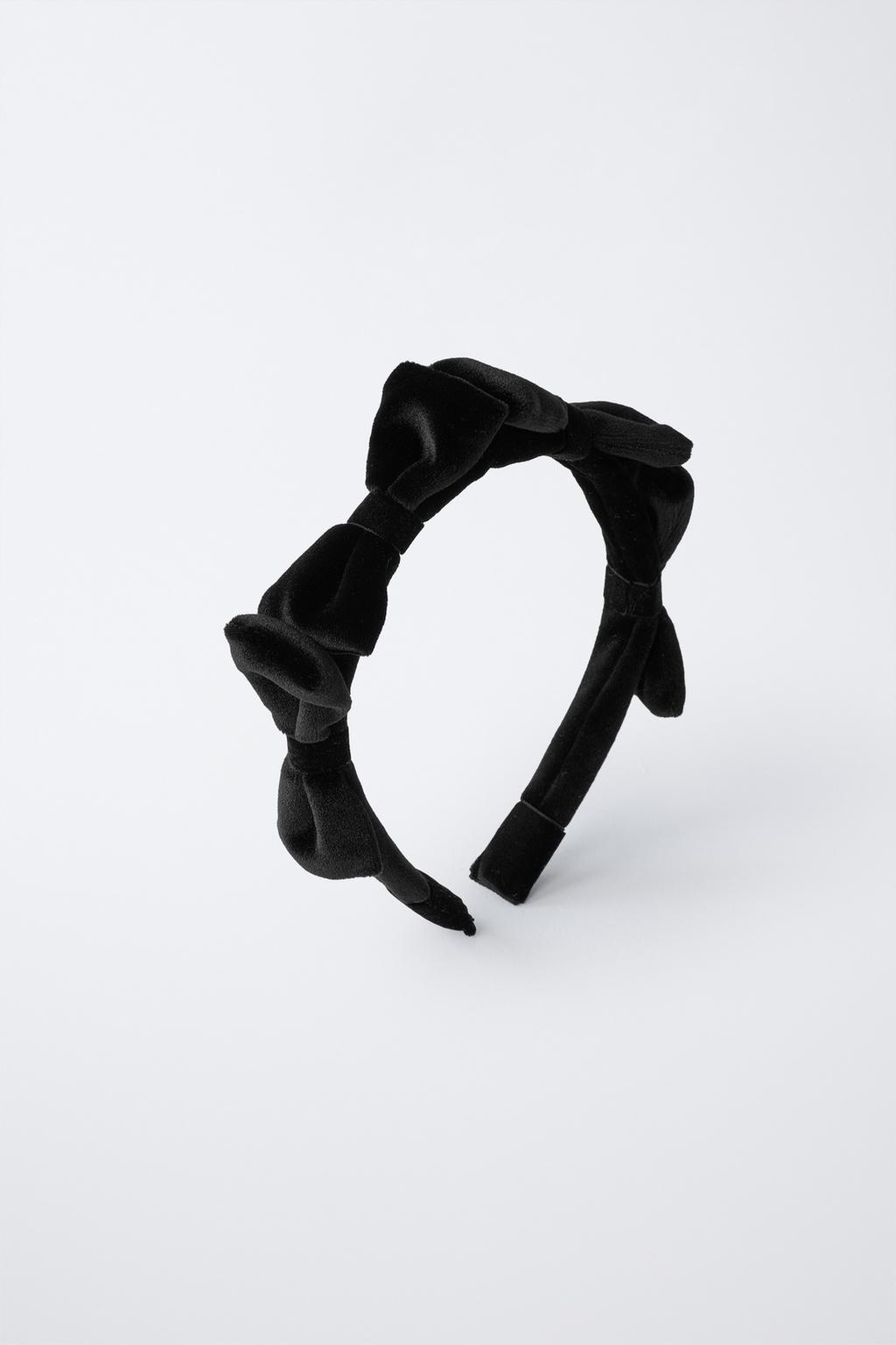 ВЕЛЬВЕТОВЫЙ ОБОДОК С БАНТАМИ