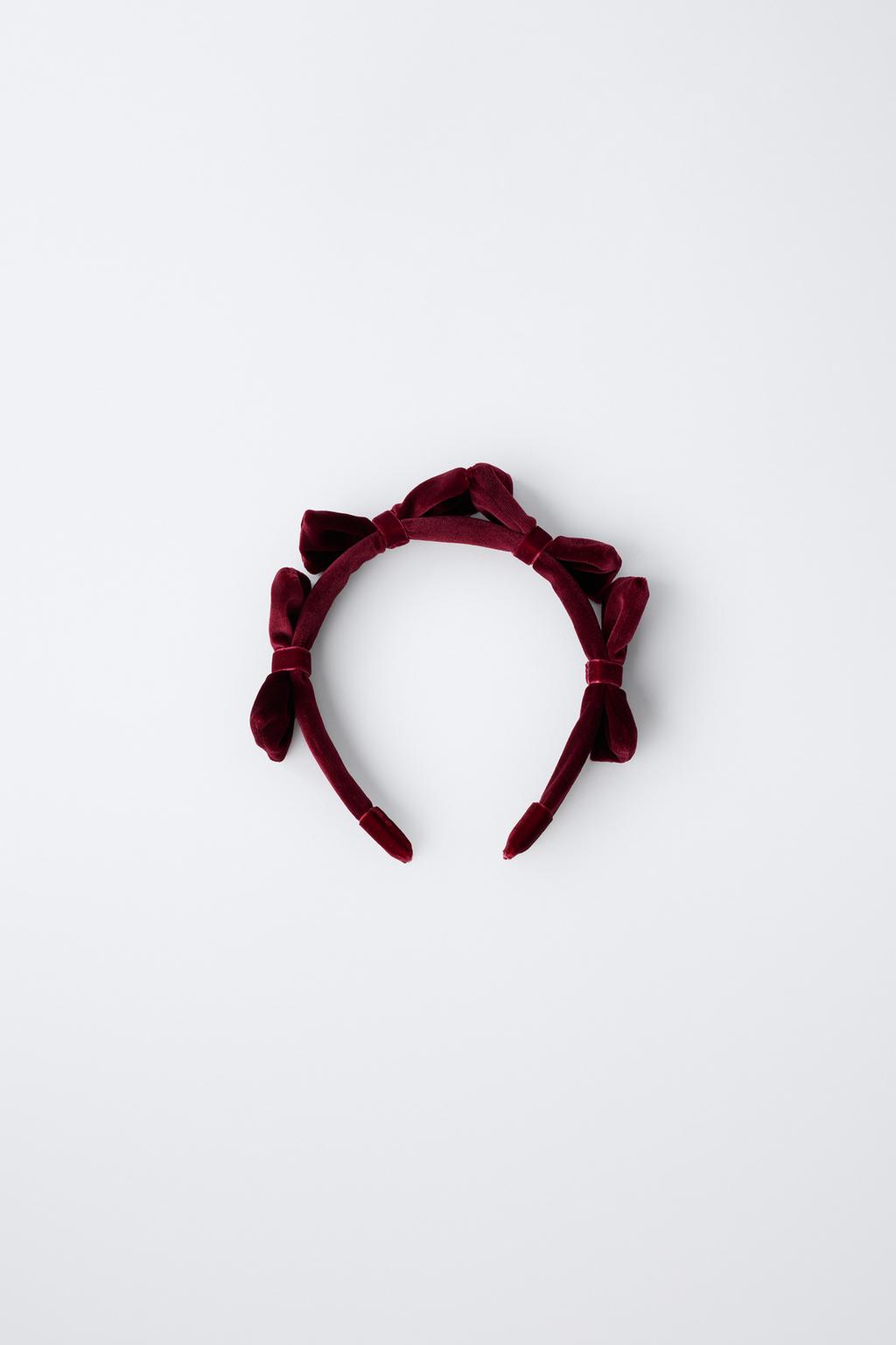 ВЕЛЬВЕТОВЫЙ ОБОДОК С БАНТАМИ