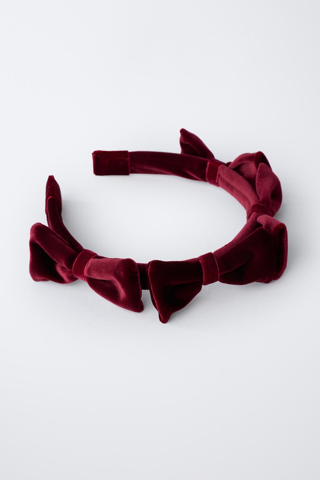 ВЕЛЬВЕТОВЫЙ ОБОДОК С БАНТАМИ