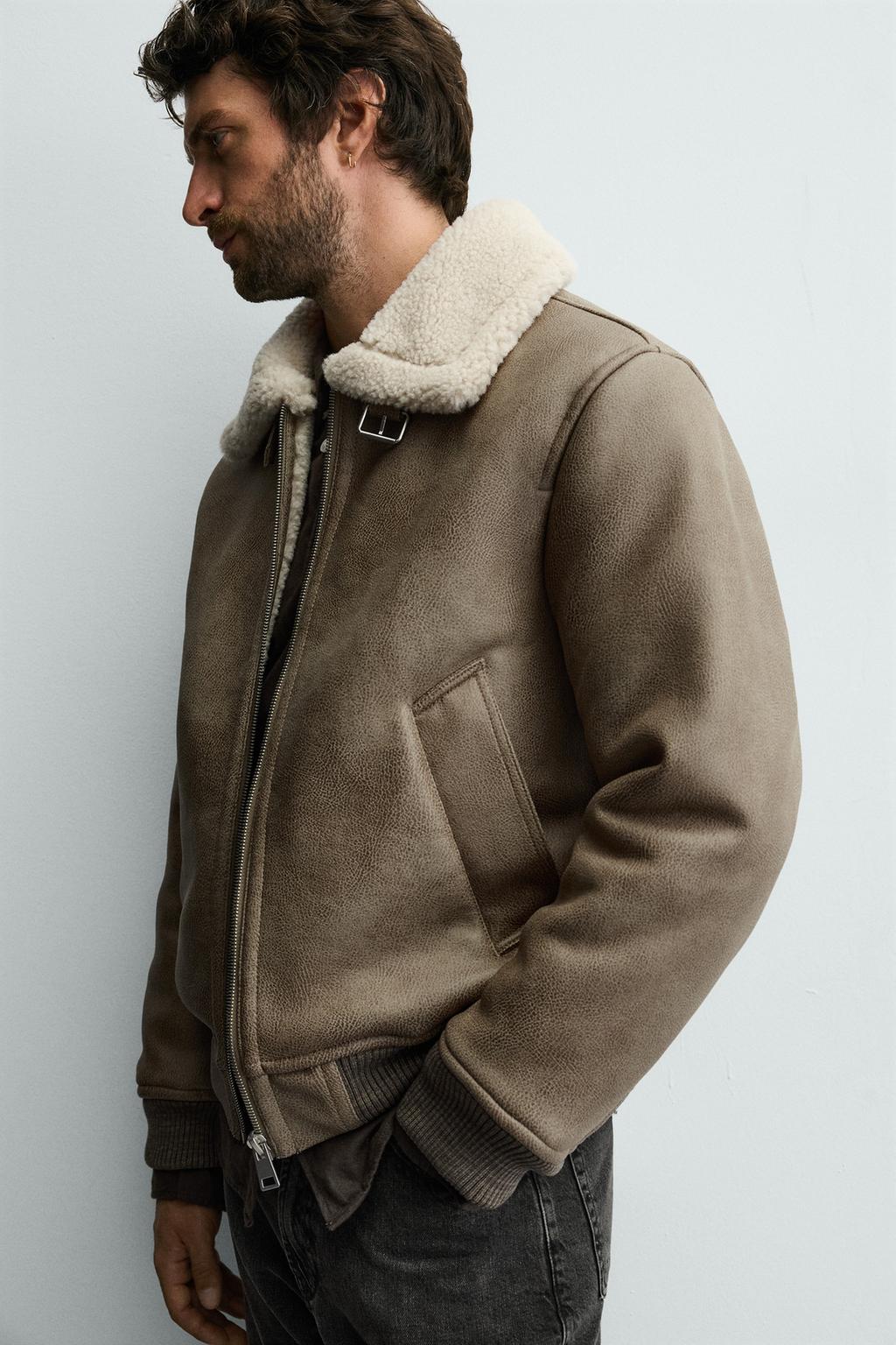 ДУБЛЕНКА ИЗ ИСКУССТВЕННОЙ КОЖИ