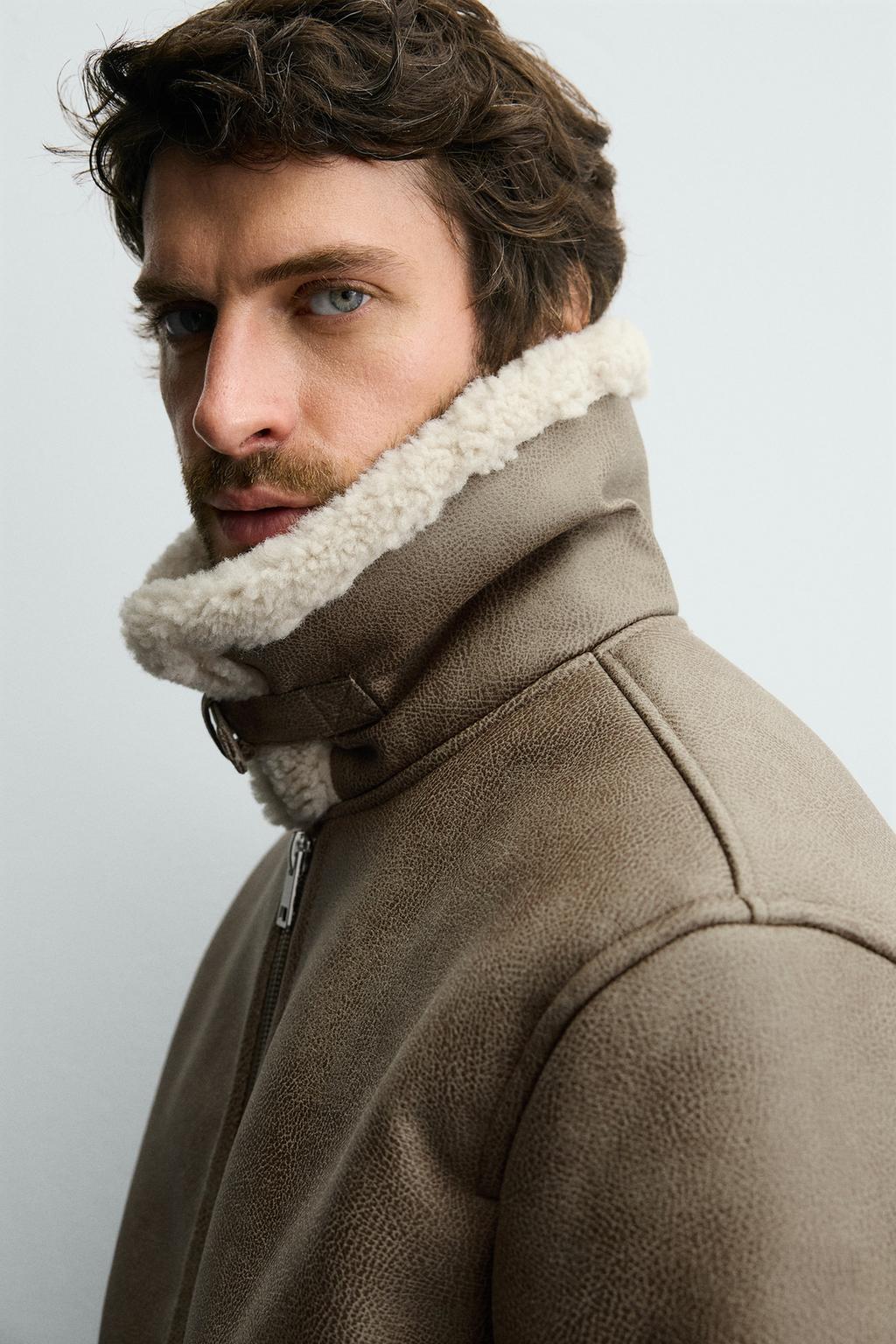 ДУБЛЕНКА ИЗ ИСКУССТВЕННОЙ КОЖИ