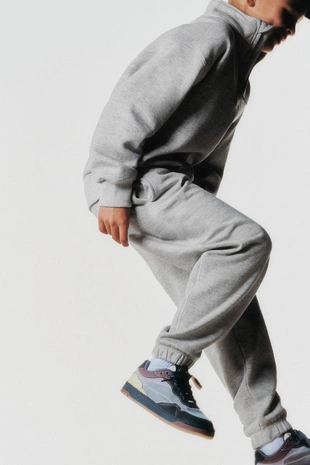 Grey | 0039/803/802 - Zara Комплект из толстовки и брюк-джоггеров