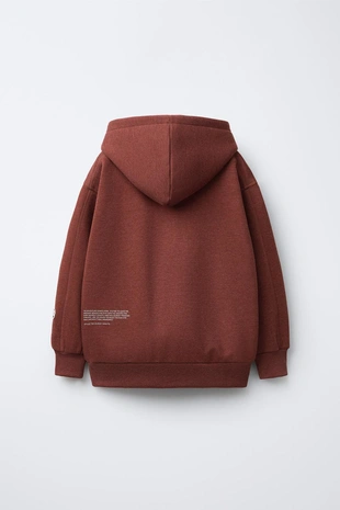 Комплект из толстовки и брюк-джоггеров с текстовым принтом- Заказать в России