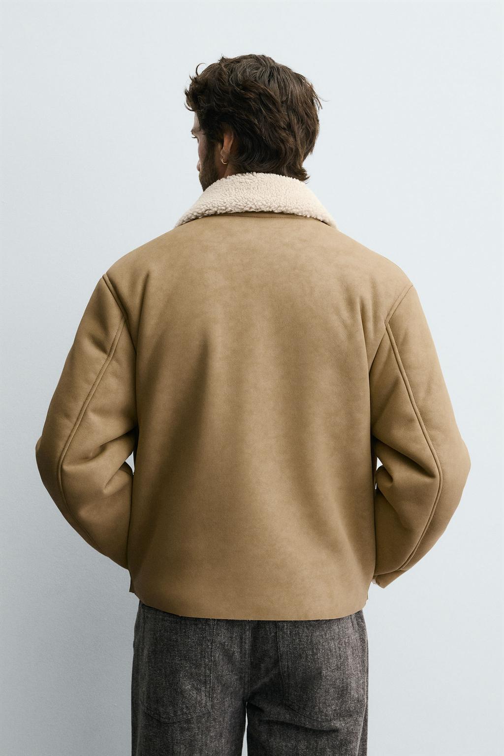 ДУБЛЕНКА ИЗ ИСКУССТВЕННОЙ КОЖИ